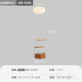 Frenchcasual floor-standing fishing stereo fish scale petals soft light b&b guest room living room multi-functional storage floor lamp