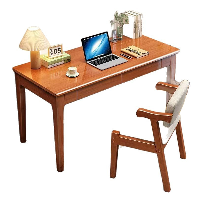 Solid wood desk new chinoiserie office desk a complete set of casualfor home student writing table and chair suit bedroom computer desk