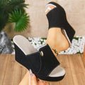 summer new arrival: plus size platform wedge slippers for cross-border e-commerce. sizes 36-43 available. wholesale options available. dropshipping to  and