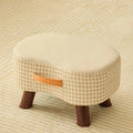 Small stool, shoe changing stool, living room sofa, footstool, coffee table, small stool, shoe changing stool, for home small bench, stacked solid wood