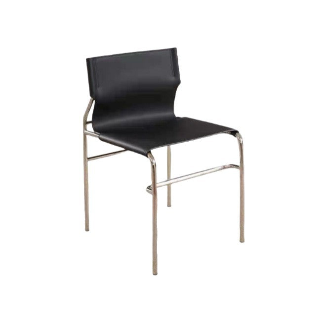 Italian normcore medieval style saddle chair b&b hotel restaurant dining chair milk tea shop cafe for home back chair