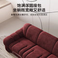 Modern medieval style accessible luxury fabric sofa for large and small apartments nordic living room single three-person steel tooth designer retro