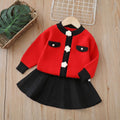 Girls' sweater set - new autumn  collection: chic and stylish two-piece outfit for little girls