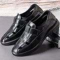 New arrival business hole cool leather shoes men's casual wedding groom british sandals summer breathable youth pointed toe men's shoes