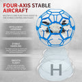 New remote control competition soccer drone - specifically designed for competitive play, teaching, and training - quadcopter soccer aircraft