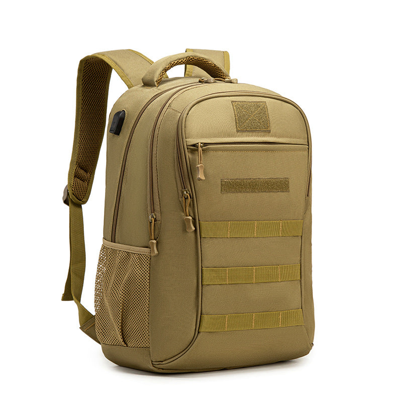 Outdoor riding military fans large capacity USB multi-function backpack mountaineering sports backpack tactical bag backpack