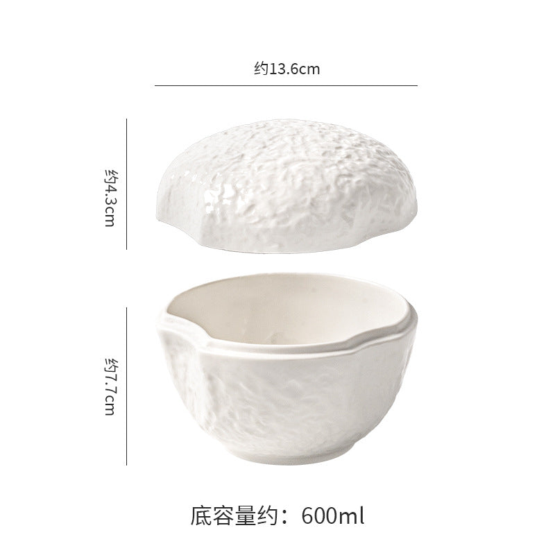 Rock pattern artistic conception cold dish plate creative classy sense hotel restaurant asymmetrical plate private dish ceramic tableware