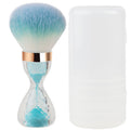 personalized odm portable loose powder brush hourglass soft bristle large head brush powder catching traceless blending brush cangzhou makeup brush