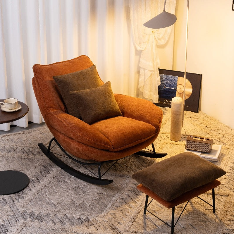 Used light luxury rocking chair lazy sofa balcony lounge chair adult sleeping home leisure chair