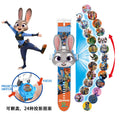 Bestselling zootopia kids' watch - judy hopps & nick wilde 24 pattern projection electronic watch - children's cartoon educational toy