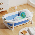 907 blue (temperature sensitive) + dinosaur bath mat