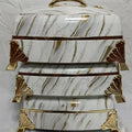 Export cross-border 3pcs square high-end insulated lunch box 4l-5l-6l food warmer container