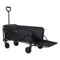 Outdoor open-door camping car, camping car, portable picnic pull rod, small trailer, camping stall, foldable trolley
