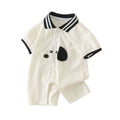 Baby romper - summer short sleeve, lightweight bodysuit - korean style, newborn & infant outfit - super cute onesie, crawling suit
