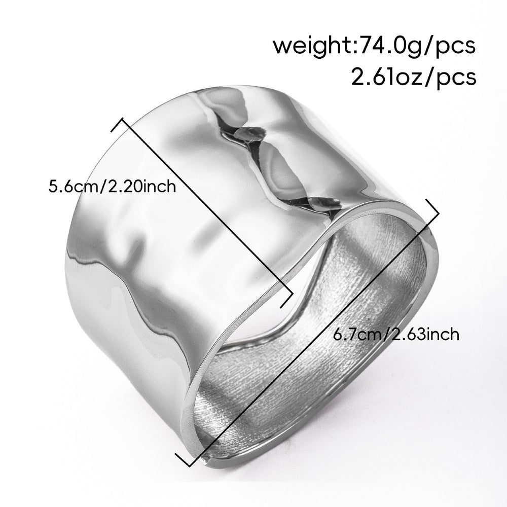 Open bangle wholesale: european & american cross-border statement jewelry, ancient forged alloy wide bangle, electroplated fashion bracelet for women