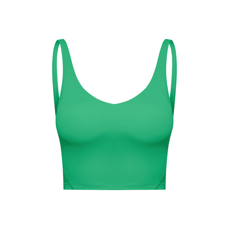 new arrival beautiful back push-up sports intimates women's running high-intensity yoga bra sports vest s2054