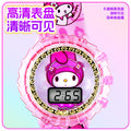 New sanrio colorful light-up children's electronic watch - my melody & hello kitty - perfect gift for kindergarten & elementary school boys & girls