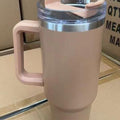 304 stainless steel thermos cup 40oz first generation car cup straw ice cup car large capacity handle cup