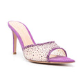 export rhinestone stiletto heel slippers - pointed toe, open toe, slip-on high heel sandals - fashionable european and american style, versatile