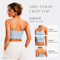 New women's yoga top - sports bra with padded cups, spaghetti straps, and beautiful back design - fitness tank top, yoga vest c5238