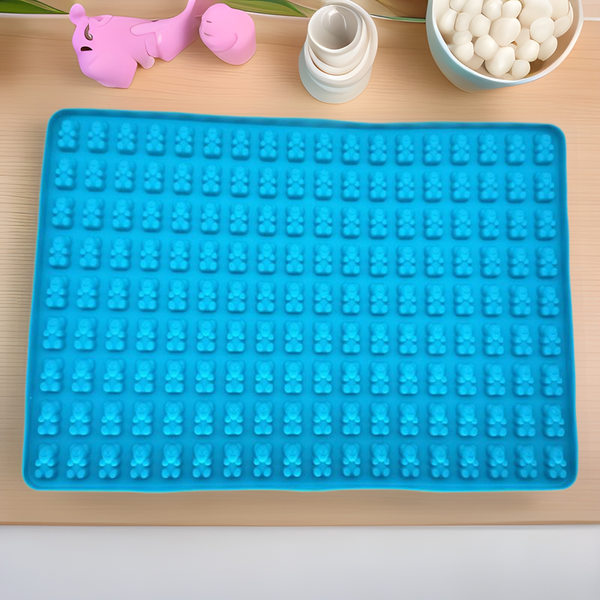 Spot bear mold silicone cake mold baking tool food grade candy chocolate mold pet cookie mold