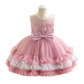 Exportready-made girldressbows tutu cake princess dress first birthday evening dressbaby dress