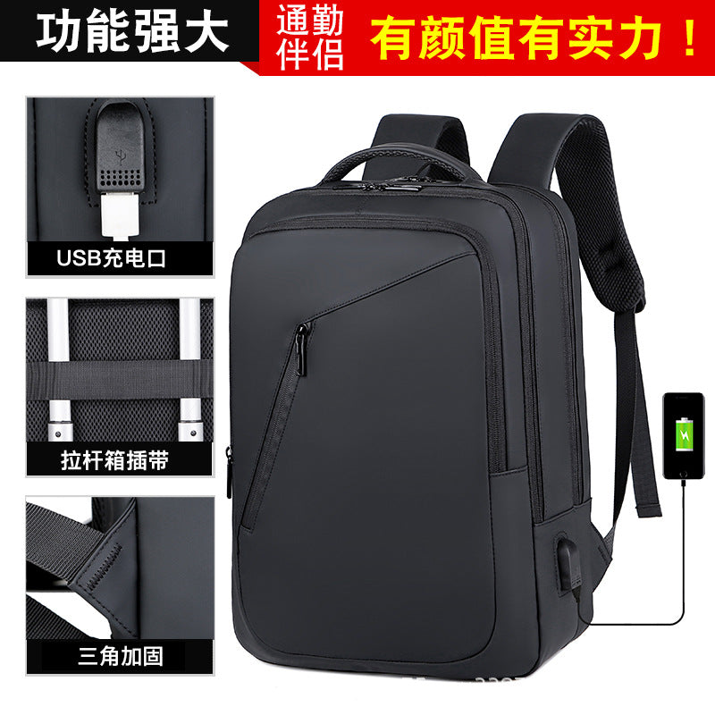 Customized  backpack men's Oxford cloth 15-inch laptop backpack