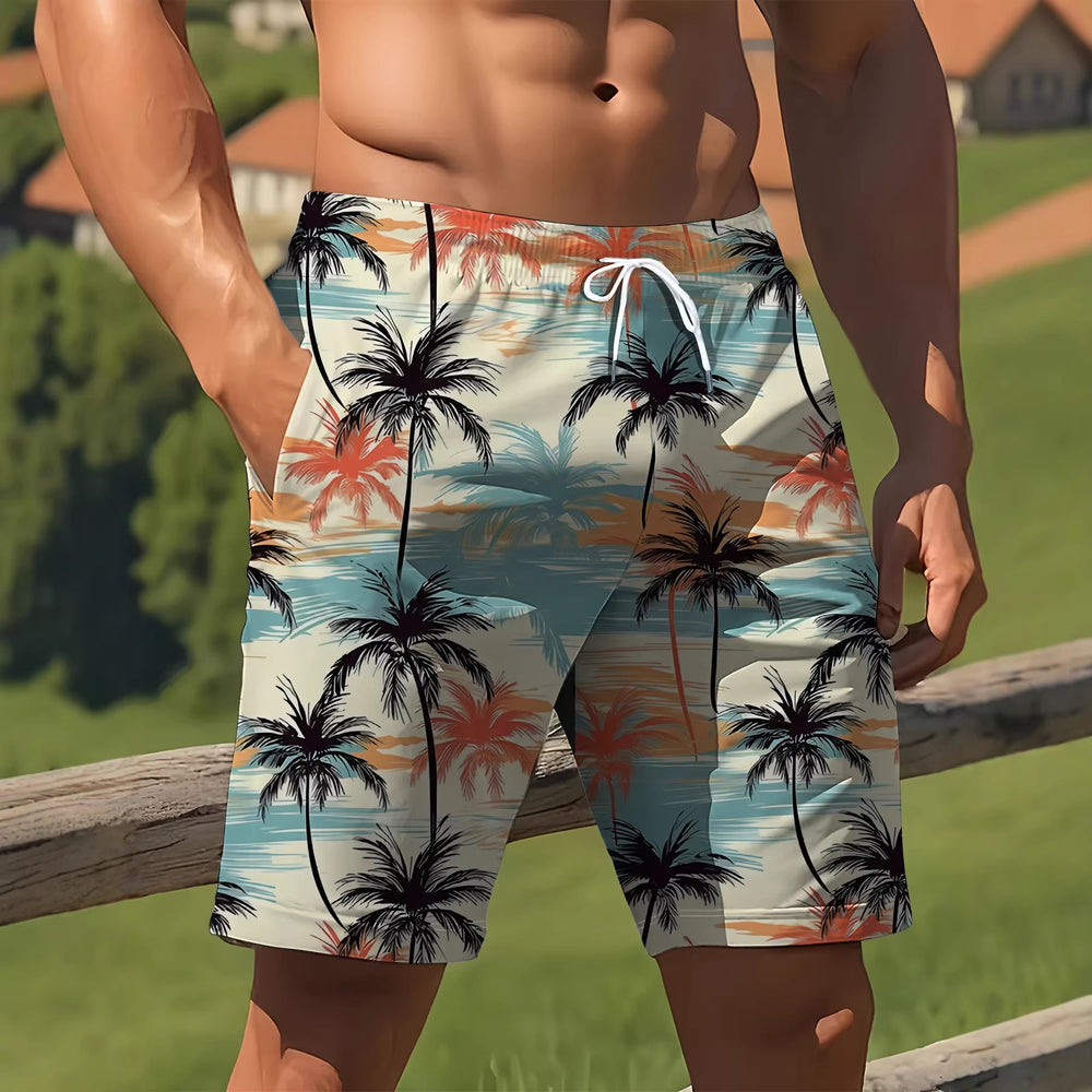 trending men's swim trunks, quick-dry swim shorts, casual athletic beach shorts, new european and american styles
