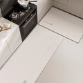 Leather kitchen floor mat, high-end, full coverage, oil-proof, non-slip, wipeable, no-wash carpet, pvc waterproof, dirt-resistant floor mat