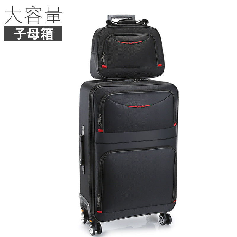 Oxford cloth suitcase women's 20 trolley case men's suitcase universal wheel 26 password suitcase 24