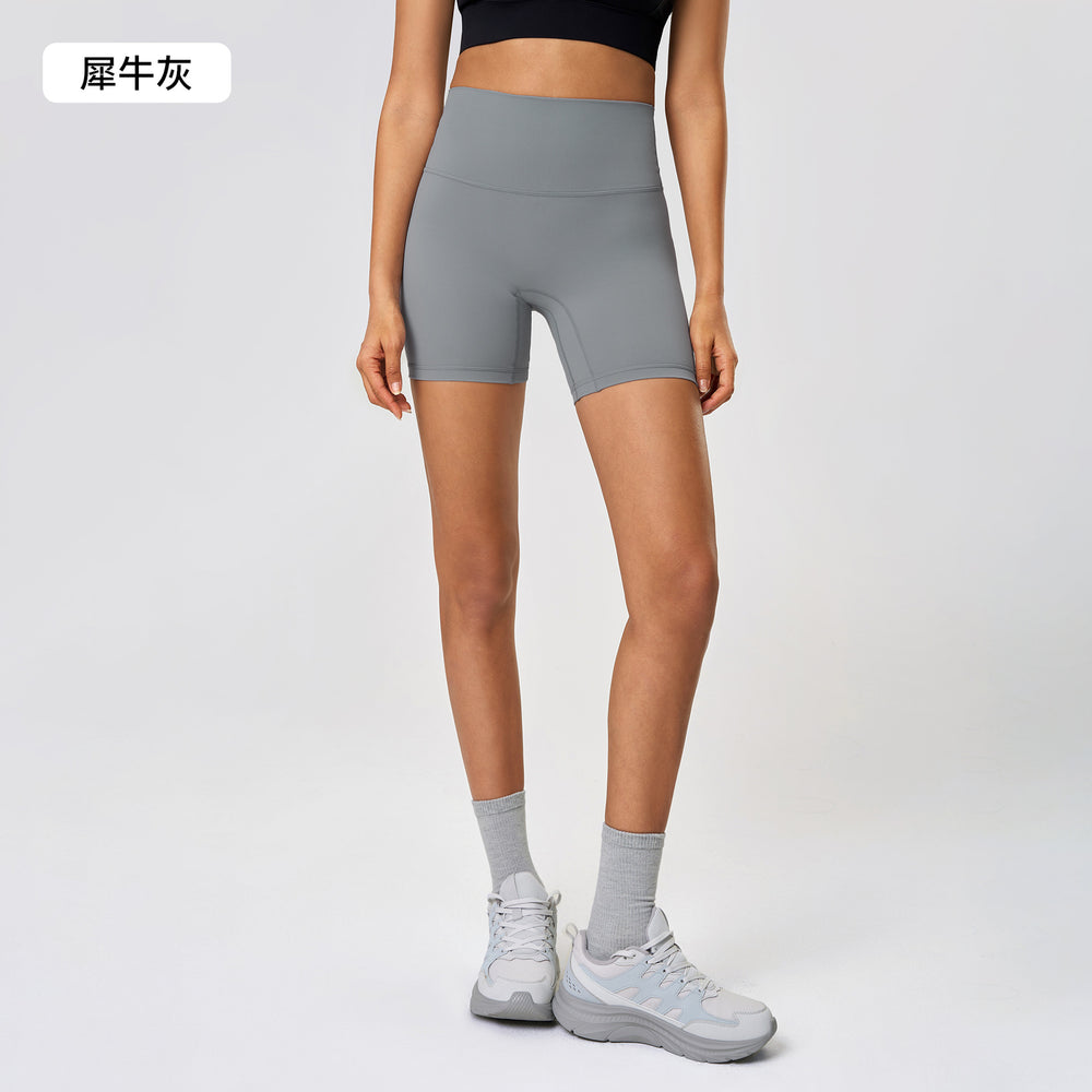 New arrival: seamless, barely-there yoga shorts - double-sided brushed, compression fit, workout & fitness capri leggings for women (model: dk067)
