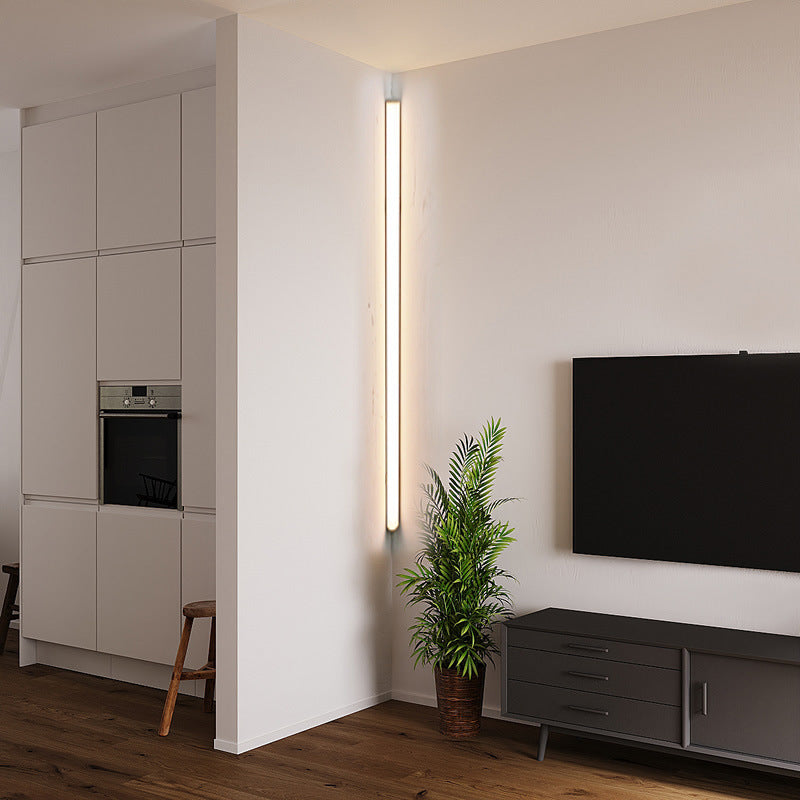 Minimalist corner wall lamp, Nordic living room bedroom store creative personalized atmosphere lamp strip LED lighting