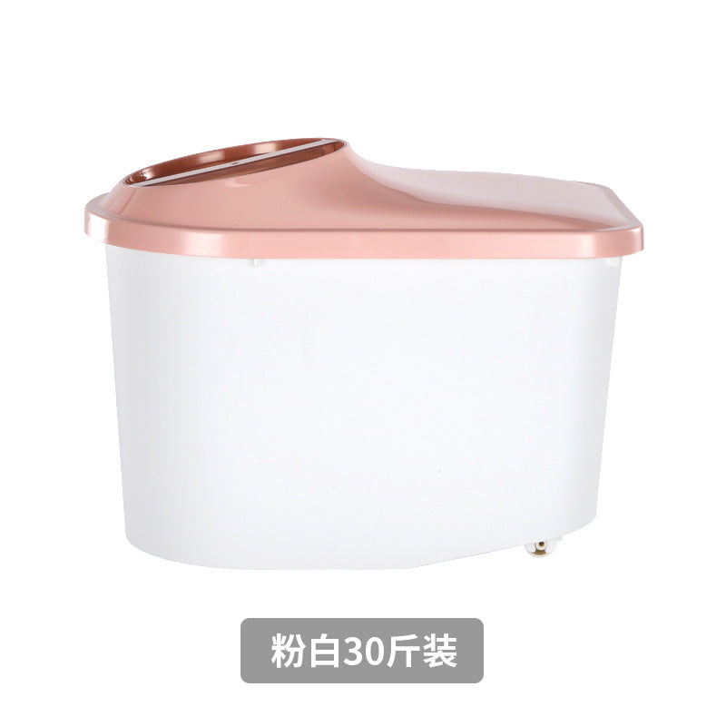Kitchen Japanese-style rice bucket, grain storage box, household sealed insect-proof and moisture-proof rice bucket 10kg food grade
