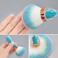 Mini plastic nail art dust brush small waist loose powder brush beauty tool blush brush makeup brush cangzhou makeup brush