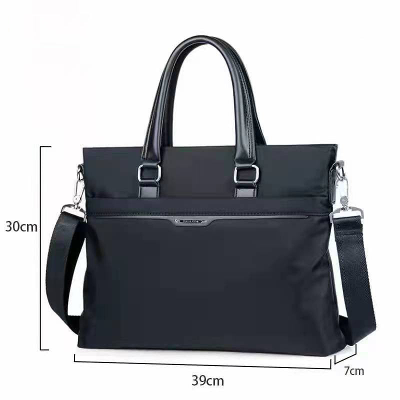 New handbag men's business commuter meeting bag men's handbag fashion computer bag large capacity briefcase