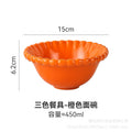 Orange noodle bowl