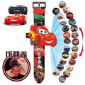 Kids' cartoon electronic watch - ages 3-8 - projector & luminous display - perfect for preschoolers, elementary school students, boys & girls