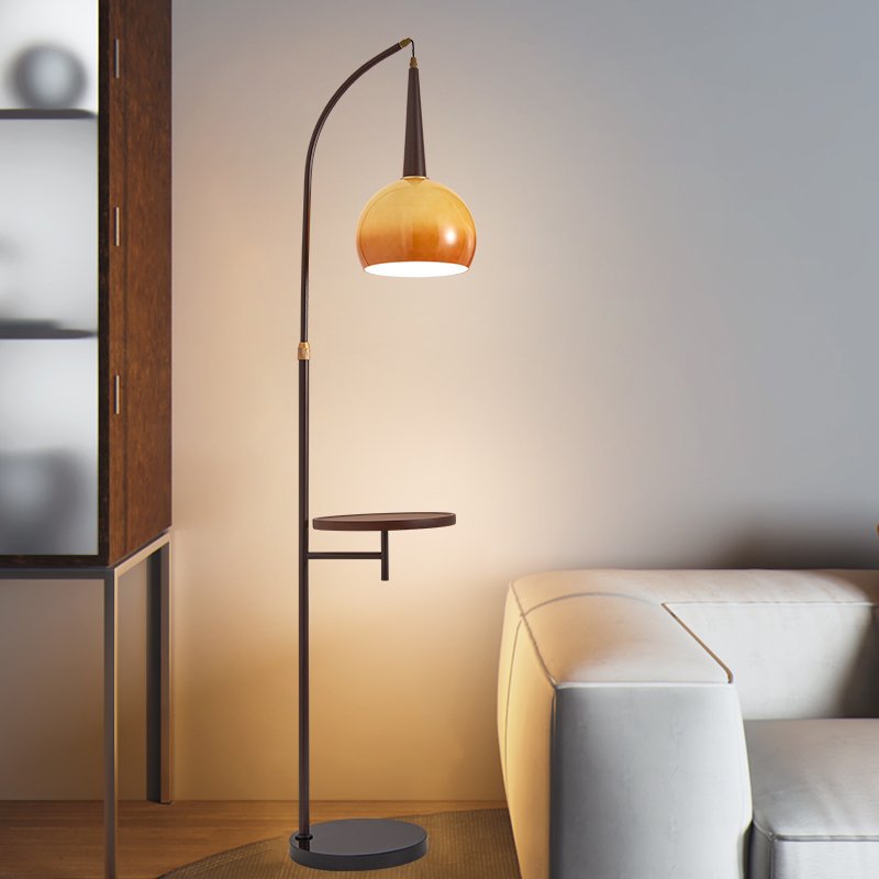 Medieval style floor lamp living room sofa beside wabi-sabi style classy study bedroom storage all-in-one atmosphere bedside lamp