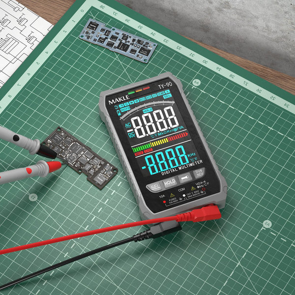 TY90 multi-function intelligent digital multimeter portable automatic anti-burn multimeter electrical meter