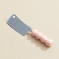 Creamy style thickened ceramic handle utility knife - multi-purpose, high-value fruit knife, stainless steel design dessert knife