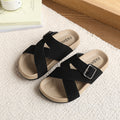 Birkenstock boys' cork sandals - new summer casual style for kids, indoor/outdoor flip-flops for older children