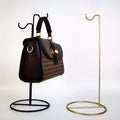 Simple double hook bag rack bag display rack floor-standing men's and women's handbag support bag rack display props jewelry rack