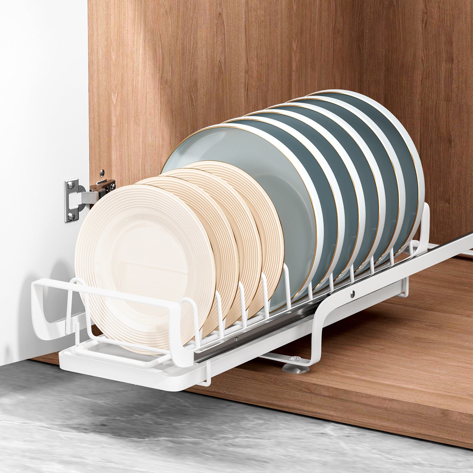 One piece is sent on behalf of the delivery, kitchen bowl drain rack, pull-out dish storage rack in the cabinet, narrow style, drying dishes and putting bowl racks.