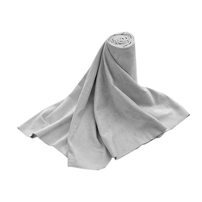 Suede yoga mat towel - lulu style, non-slip, sweat-absorbent, machine washable yoga towel mat, dirt-resistant yoga blanket