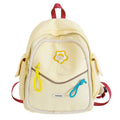 Sweet style small backpack - japanese style junior high, high school, and college student fashion trendy minimalist double shoulder backpack - women's travel bag