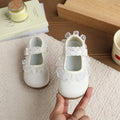 Vancahao girls' fashion lace-trimmed princess shoes, new korean style for spring/autumn , children's flats, single shoes