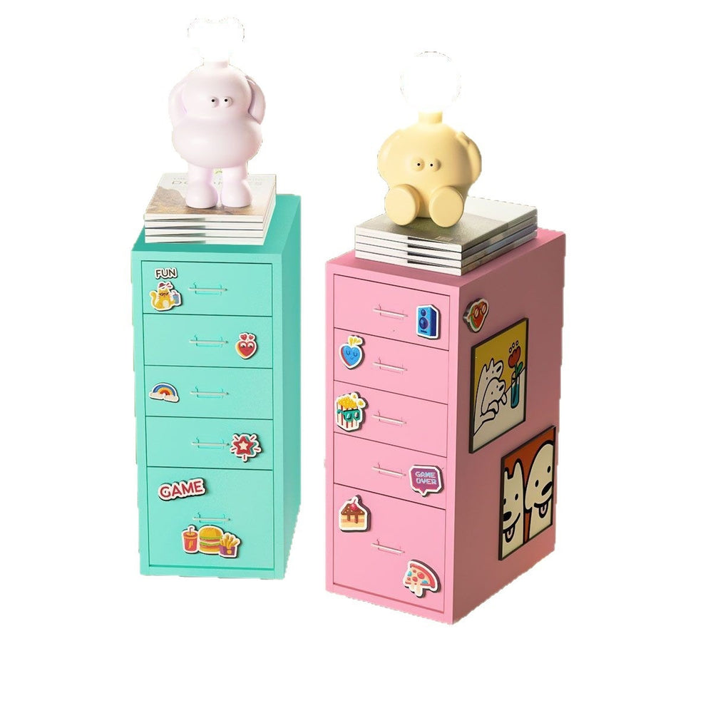 For home under the table file cabinet drawer cabinet storage cabinet iron storage cabinet slit storage cabinet iron file drawer cabinet