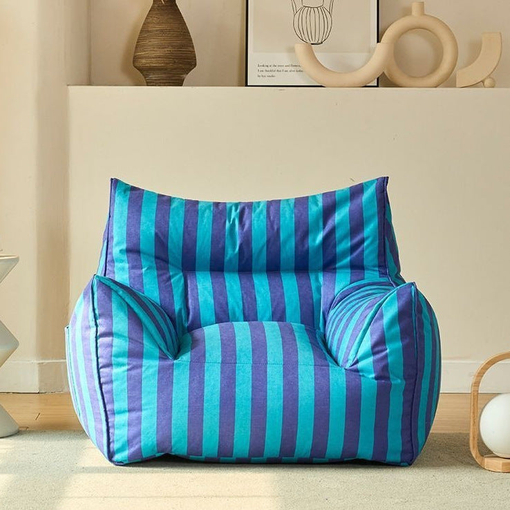 Influencer-approved dopamine lounger: double-sized, reclining bean bag sofa - perfect for renters, dogs, and relaxing on your balcony