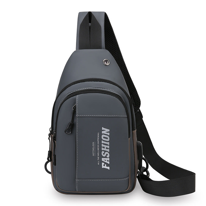 Crossbody bag women's trend fashion fanny pack sports multi-functional breast bag new shoulder student campus small backpack women