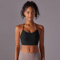New arrivalsexy suspender back sports intimatesnudecomfortable fitness vest bubble wrap push-up yoga sports bra
